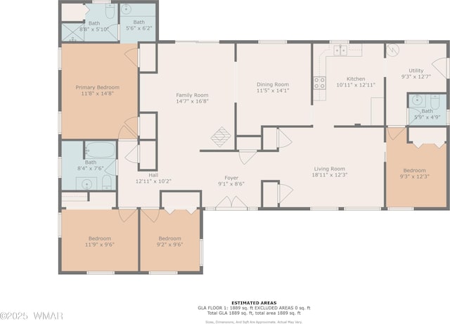 1720 E Becker Lane Loop, Springerville, AZ 85938 - view of room layout