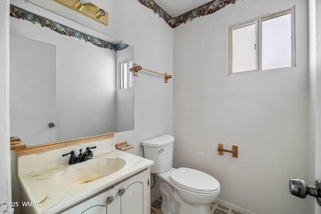 1720 E Becker Lane Loop, Springerville, AZ 85938 - half bathroom featuring vanity and baseboards