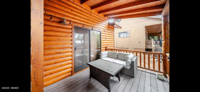 2930 W Lodgepole Ln, Show Low, AZ 85901 - view of wooden deck