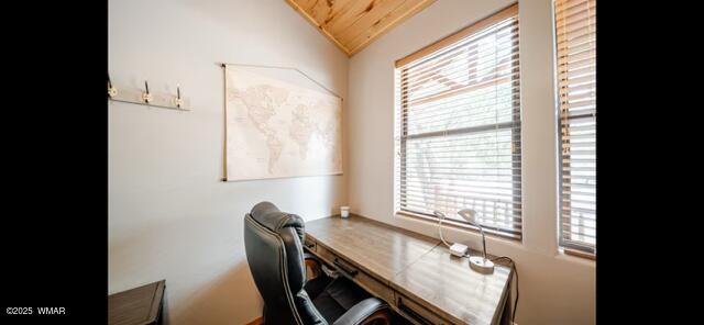 2930 W Lodgepole Ln, Show Low, AZ 85901 - office space with lofted ceiling and wood ceiling