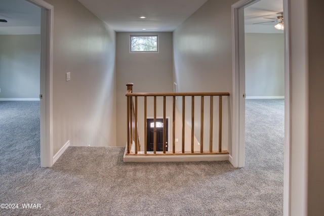 2362 Aspen Run, Pinetop, AZ 85935 - hallway with carpet floors, baseboards, and recessed lighting