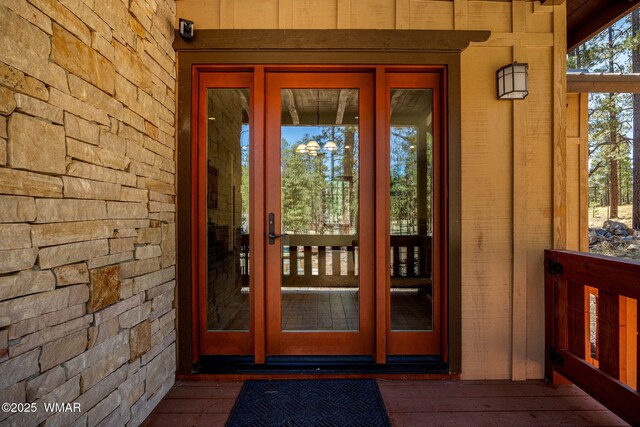 3 County Road 1058, Greer, AZ 85927 - entrance to property featuring french doors