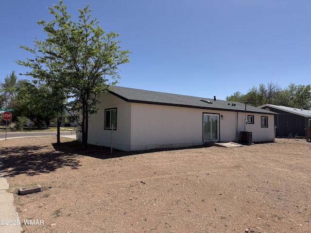 412 W 8th St S, Snowflake, AZ 85937 - rear view of house with central AC unit