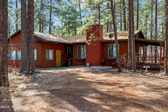 view of rear view of house