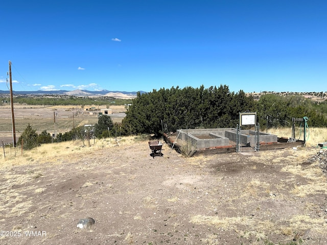 822 E 1st Ln, Eagar, AZ 85925 - view of yard with a mountain view and a rural view