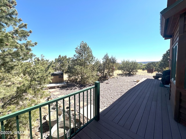 822 E 1st Ln, Eagar, AZ 85925 - view of wooden deck