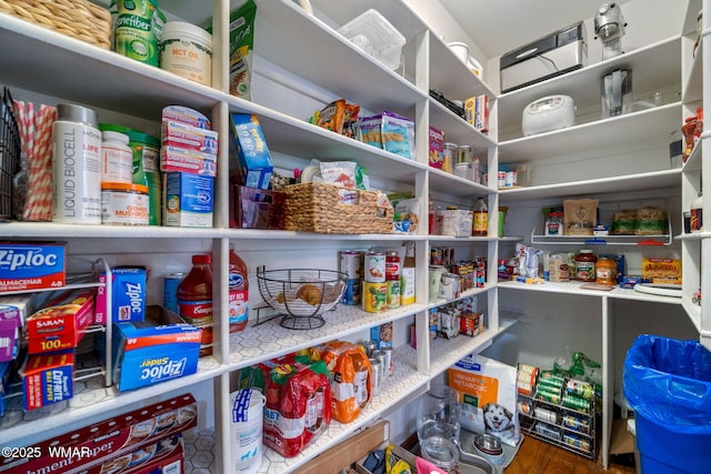 view of pantry