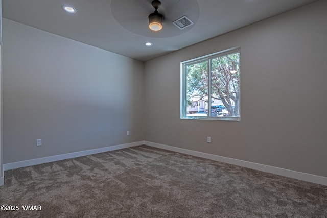 860 E Blue Jay Ln, Show Low, AZ 85901 - carpeted empty room featuring recessed lighting and baseboards