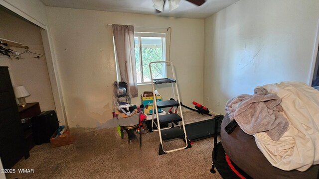 860 N Kiaya Ln, Show Low, AZ 85901 - carpeted bedroom featuring a ceiling fan