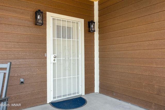 view of property entrance