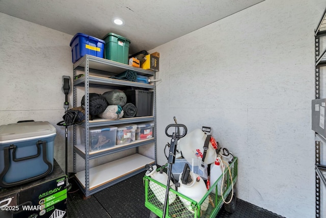 view of storage
