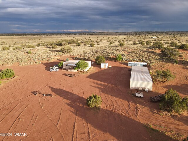 aerial view featuring a rural view