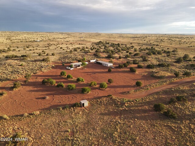 drone / aerial view featuring a rural view