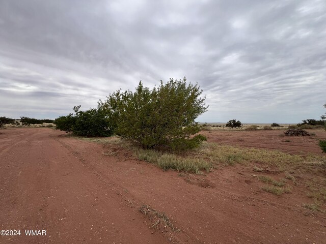 view of street with a rural view