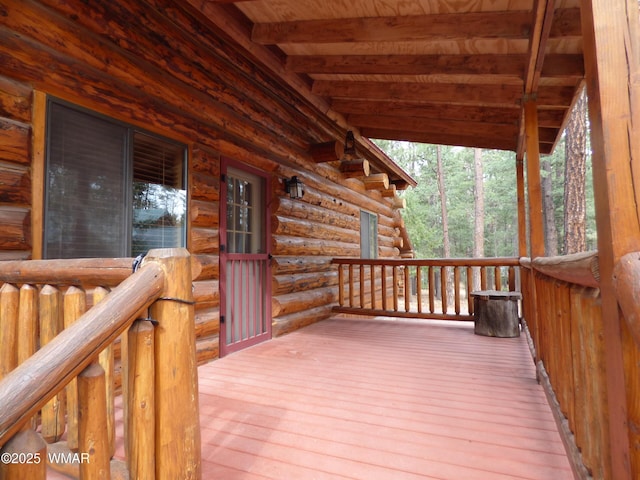 30 County Road 2066, Alpine, AZ 85920 - view of deck