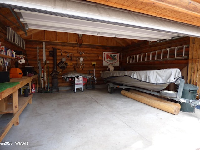 30 County Road 2066, Alpine, AZ 85920 - garage with a workshop area