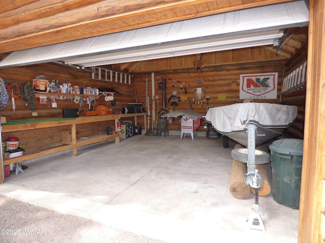 30 County Road 2066, Alpine, AZ 85920 - garage featuring a workshop area