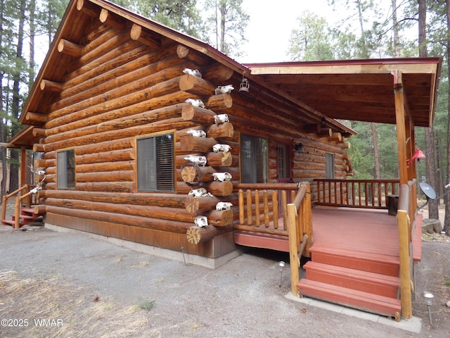 30 County Road 2066, Alpine, AZ 85920 - view of wooden terrace