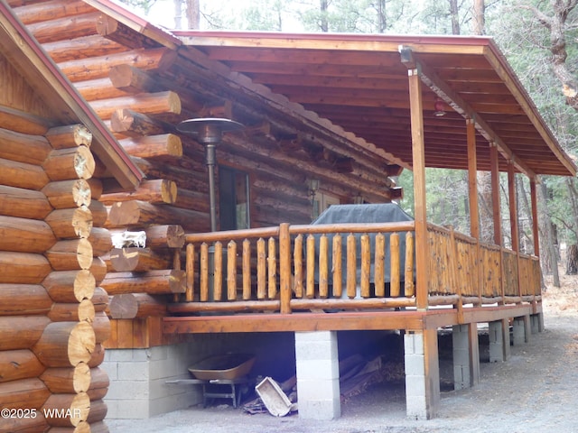 30 County Road 2066, Alpine, AZ 85920 - view of deck