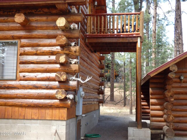 30 County Road 2066, Alpine, AZ 85920 - exterior space with log siding