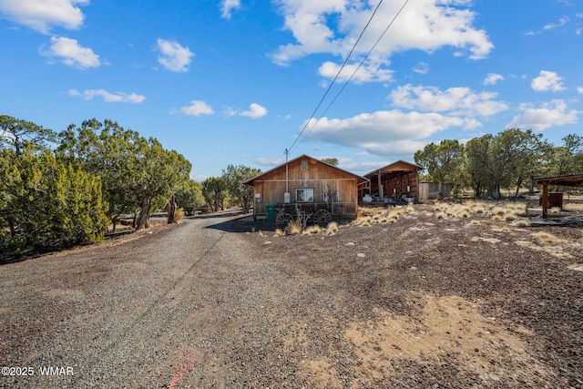 exterior space with driveway