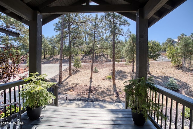 view of deck