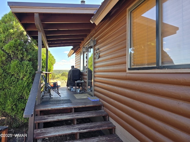 1949 Norton Pl, Show Low, AZ 85901 - deck featuring a grill