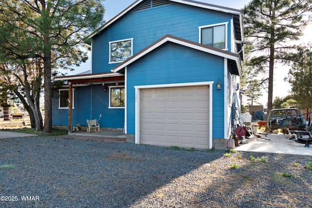 1275 Flag Hollow Rd, Lakeside, AZ 85929 - view of front of house with gravel driveway
