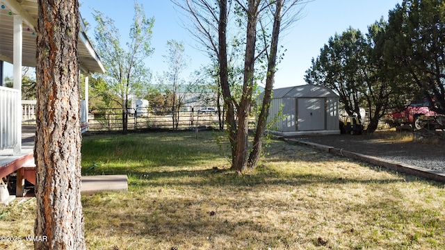 1275 Flag Hollow Rd, Lakeside, AZ 85929 - view of yard featuring a storage shed and an outdoor structure
