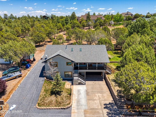 1421 N 36th Dr, Show Low, AZ 85901 - aerial view of property and surrounding area