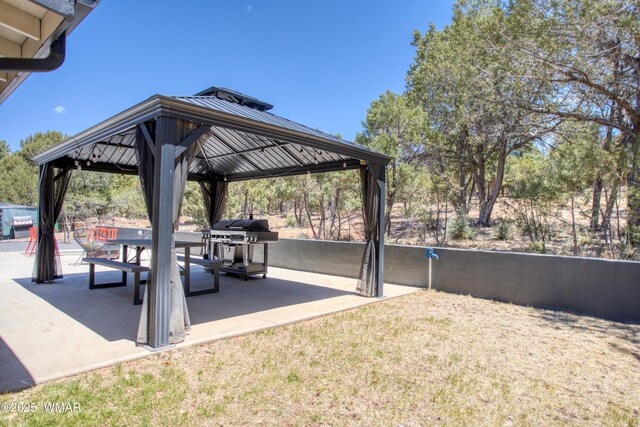 1421 N 36th Dr, Show Low, AZ 85901 - view of yard with a gazebo and a patio area