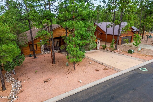 4602 Mountain Gate Cir, Lakeside, AZ 85929 - view of rustic home