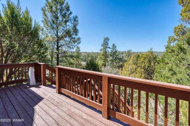 4701 S Manzanita Way, Show Low, AZ 85901 - view of wooden terrace