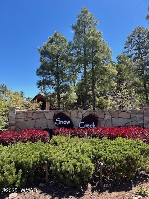 1901 S Little Creek Ct, Show Low, AZ 85901 - view of community sign