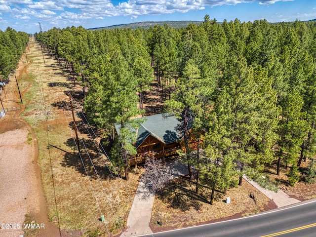 5238 Buck Springs Rd, Pinetop, AZ 85935 - overview of rural landscape with rows of crops and a heavily wooded area
