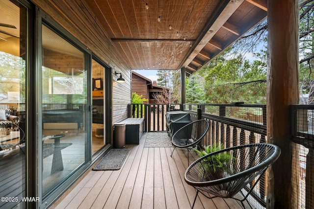 2870 W Lodgepole Ln, Show Low, AZ 85901 - view of wooden deck