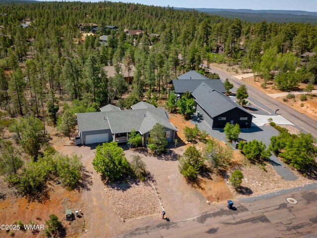 7431 N Gemini Ln, Lakeside, AZ 85929 - view from above of property featuring a forest