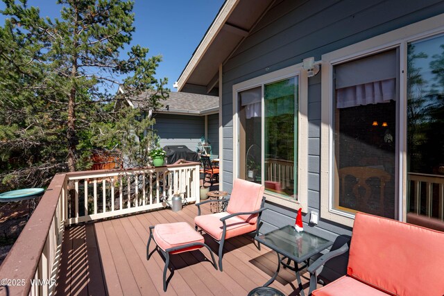 7431 N Gemini Ln, Lakeside, AZ 85929 - view of deck