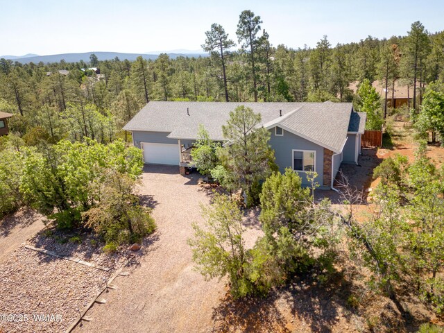 7431 N Gemini Ln, Lakeside, AZ 85929 - view of subject property featuring a forest