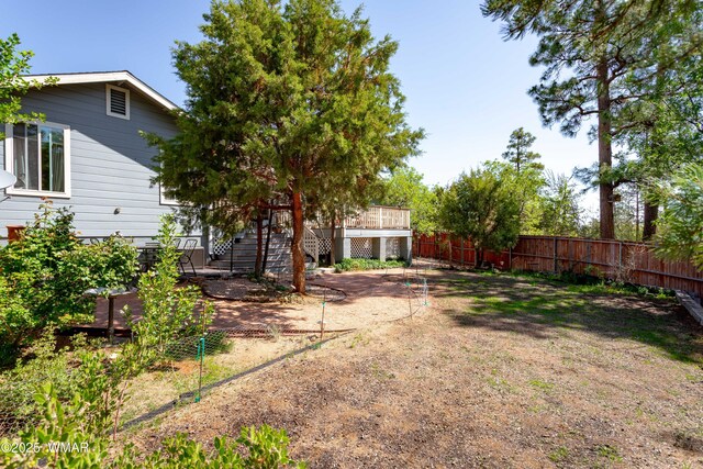 7431 N Gemini Ln, Lakeside, AZ 85929 - view of yard featuring stairway