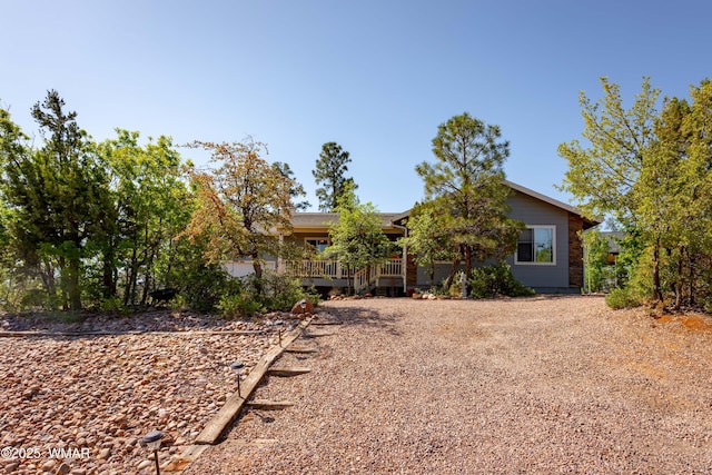 7431 N Gemini Ln, Lakeside, AZ 85929 - view of front of house