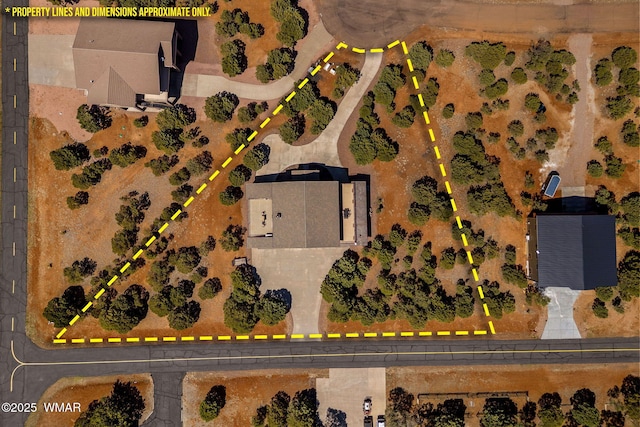 2335 Voyager Cir, Overgaard, AZ 85933 - map / location featuring property boundaries highlighted