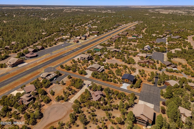 2335 Voyager Cir, Overgaard, AZ 85933 - aerial view of property's location with a heavily wooded area