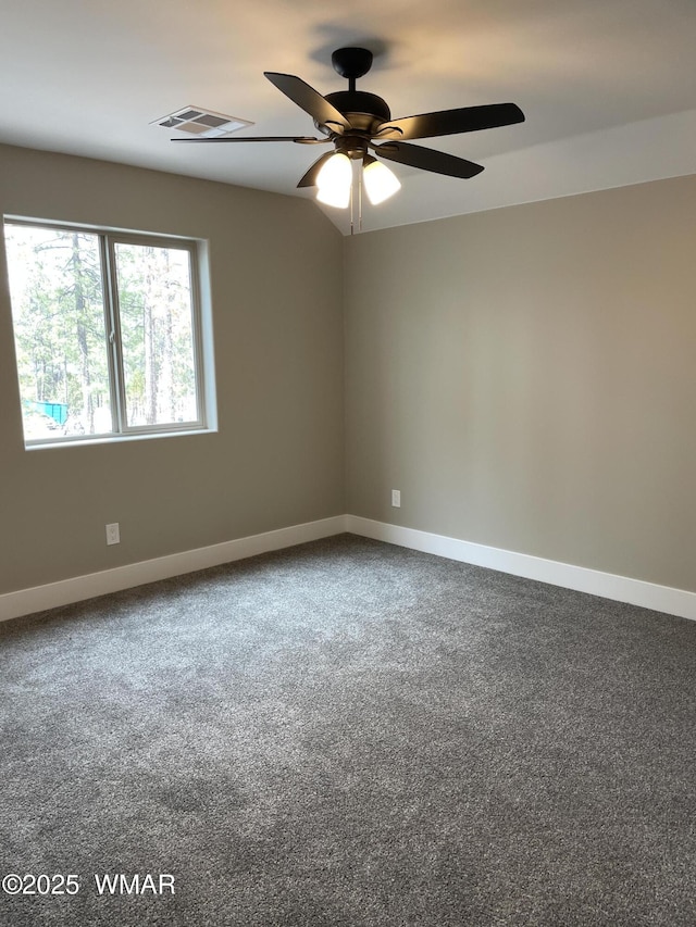 2426 Aspen Run, Pinetop, AZ 85935 - carpeted empty room featuring baseboards, visible vents, and a ceiling fan