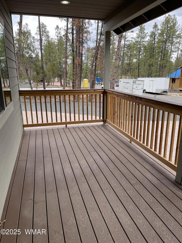 2426 Aspen Run, Pinetop, AZ 85935 - view of deck