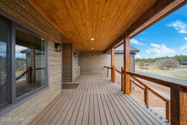 1380 Lakeside Trl, Show Low, AZ 85901 - view of deck