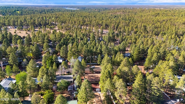 2681 W Reidhead, Show Low, AZ 85901 - aerial overview of property's location featuring a heavily wooded area