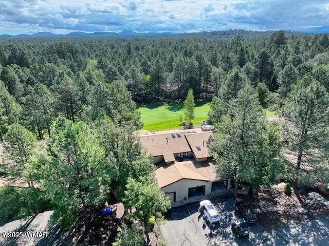 3651 Crown Dancer Dr Unit 8, Pinetop, AZ 85935 - aerial view with a forest view