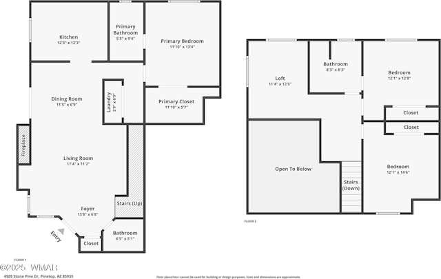 4509 Stone Pine Dr, Pinetop, AZ 85935 - floor plan / room layout