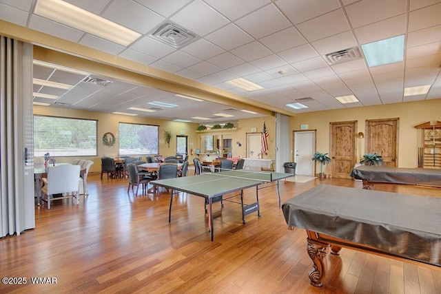 5200 S Morgan Mountain Dr, Show Low, AZ 85901 - recreation room with light wood-style floors and pool table